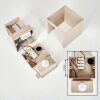 Wandlamp voor buiten Tamarin LED, vierkante behuizing, 2er-Set, 3000 Kelvin warmwit, sensor
