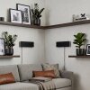 LED Wandlamp Axion, 2-delige set, vlakke indirecte RGB-lichtkrans, 3000 kelvin warmwit