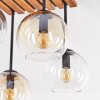 Koyoto 4-lichts plafondlamp met globe kappen voor eetkamer en woonkamer