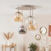 Koyoto plafondlamp met 4 bolkappen, 4-lichts E14, Ø 38 cm, retro vintage