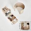 LED Wandlamp voor buiten Tamarin met zandkleur, bewegingsmelder, 3000 Kelvin warmwit, IP54