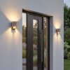 Tamarin LED buitenwandlamp met bewegingsmelder, set van 2, up-down licht