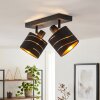 Alsen vintage plafondspot 2 lampen met draaibare en zwenkbare spots, woonkamer