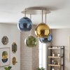 Koyoto 4-lichts plafondlamp bolvormig rond, E14, ø 38 cm, retro vintage