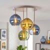 Koyoto 4-lichts plafondlamp bolvormig rond, E14, ø 38 cm, retro vintage