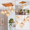 Gastor plafondlamp met bollen, 5-lichts retro plafondlamp voor woonkamer