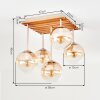 Gastor plafondlamp met bollen, 5-lichts retro plafondlamp voor woonkamer