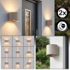 LED Wandlamp voor buiten Tamarin, Up & Down, set van 2, 3000 Kelvin warmwit