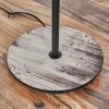 Industriële staande lamp Hora met 2 draaibare zwenkbare spotkoppen, hoogte 162 cm