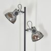 Industriële staande lamp Hora met 2 draaibare zwenkbare spotkoppen, hoogte 162 cm