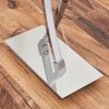 LED staande lamp Velix met gedraaide X-vorm, witte lichtstrips, 3000 Kelvin warmwit