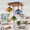 Koyoto 4-lichts E14 plafondlamp met bolvormige kappen, retro boho stijl