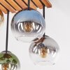 Koyoto 4-lichts E14 plafondlamp met bolvormige kappen, retro boho stijl