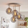 Gastor 4-lichts plafondlamp met bolvormige kappen, Ø 38 cm, E14, modern