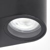 Wandlamp voor buiten Kingstown, 2-delige set met halfronde kap, bewegingsmelder