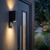 Moderne wandlamp voor buiten Kingstown met omhoog en omlaag en bewegingssensor voor de entree