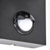 Wandlamp voor buiten Kingstown, set van 2 met hoekige behuizing en bewegingssensor