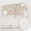 Seloria LED plafondlamp met afstandsbediening, rond ø 61 cm, moderne ringlook