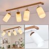 Alvorn plafondlamp met draaibare spots, 4-lichts E27, langwerpige rail