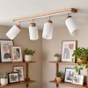 Alvorn plafondlamp met draaibare spots, 4-lichts E27, langwerpige rail