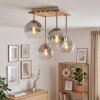 Koyoto 4-lichts plafondlamp met bolkappen, E14, retro boho voor woonkamer