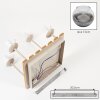 Koyoto 4-lichts plafondlamp met bolkappen, E14, retro boho voor woonkamer