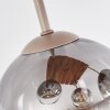 Koyoto 4-lichts plafondlamp met bolkappen, E14, retro boho voor woonkamer