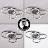 Kordex LED plafondlamp met 3 lichtringen, draaibare moderne plafondverlichting