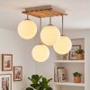 Gastor 4-lichts plafondlamp met bollen, E14 voor eetkamer en woonkamer