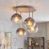 Koyoto 4-lichts plafondlamp met bolkappen Ø 38 cm modern retro voor eetkamer