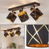 Opatija moderne plafondlamp met 3 verstelbare spots, E14, grafisch lijnpatroon