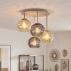 Koyoto plafondlamp met bolkappen, 4-lichts ronde lamp voor eetkamer