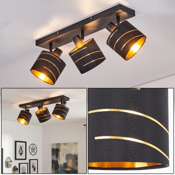 Alsen 3-lichts plafondspot met draaibare lampkoppen, modern en langwerpig