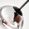Gastor 5-lichts plafondlamp met bolkappen, lattenframe voor eetkamer en woonkamer