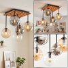 Gastor plafondlamp met bolkappen, 5-lichts E14, retro boho plafondverlichting