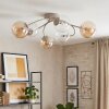 Chehalis plafondlamp met bolkappen, 6-lichts, rond retro design, G9