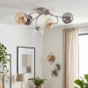 Chehalis ronde plafondlamp met kogelvormige kappen, 6-lichts G9, ø 58 cm, modern retro