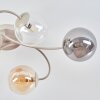 Chehalis ronde plafondlamp met kogelvormige kappen, 6-lichts G9, ø 58 cm, modern retro
