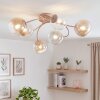 Chehalis bolvormige plafondlamp 6-lichts, ø 58 cm, rond globe-design