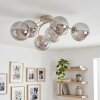 Chehalis 6-lichts plafondlamp woonkamer met bolvormige kappen, G9, ø 64 cm