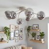 Chehalis 6-lichts plafondlamp, bolvormige plafondlamp ø 64 cm voor woonkamer