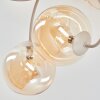 Chehalis 6-lichts plafondlamp met bolvormige kappen, G9, ø 64 cm, retro
