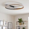 Ronde plafondlamp Calista LED met ringvorm, goud, instelbare lichtkleur 3000-6000 Kelvin