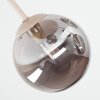 Chehalis 5-lichts plafondlamp met bolvormige kappen, Ø 43 cm, G9, retro