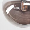 Chehalis 5-lichts plafondlamp met bolvormige kappen, Ø 43 cm, G9, retro