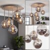 Chehalis vintage plafondlamp met bolkappen, 5-lichts G9, rond Ø 45 cm