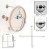 Chehalis plafondlamp met bolkappen, 5-lichts, G9, ø 45 cm, modern-retro