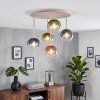 Chehalis 5-lichts plafondlamp met bolvormige kappen voor woonkamer, ø 43 cm