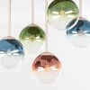 Chehalis 5-lichts plafondlamp met bolvormige kappen voor woonkamer, ø 43 cm