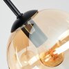 Koyoto 4-lichts plafondlamp met bolvormige kappen, E14, modern vintage
